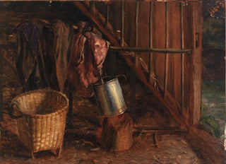 Eliphalet Fraser Andrews - Interior of a Stable.webp