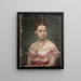 Królowa Olga Grecji - Elisabeth Jerichau-Baumann — oprawiony obraz na ścianie