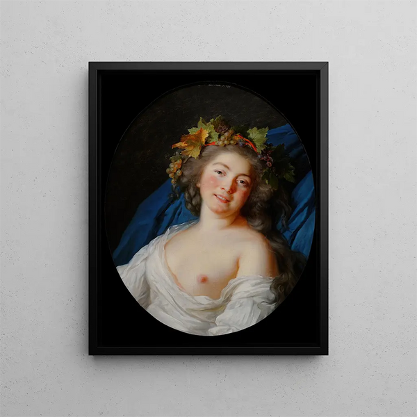 Bacchante - Elisabeth Louise Vigée Le Brun — oprawiony obraz na ścianie