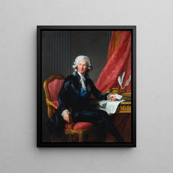 Charles Alexandre de Calonne - Elisabeth Louise Vigée Le Brun — oprawiony obraz na ścianie