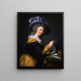 hrabiny de Crès, dawny tytuł od 1963 do 1992 roku, dama składająca list - Elisabeth Louise Vigée Le Brun — oprawiony obraz na ścianie