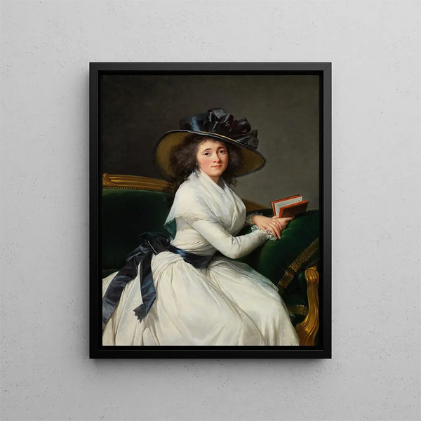 hrabiny de la Châtre Marie Charlotte Louise Perrette Aglaé Bontemps - Elisabeth Louise Vigée Le Brun — oprawiony obraz na ścianie