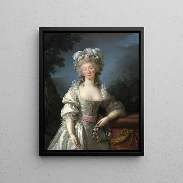 Madame du Barry - Elisabeth Louise Vigée Le Brun — oprawiony obraz na ścianie