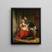 Marie-Antoinette z Lorraine, królowej Francji Habsburgów, i jej dzieci - Elisabeth Louise Vigée Le Brun — oprawiony obraz na ścianie