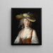 portretowy Anne Catherine Le Preudhomme de Chatenoy, hrabina de Verdun - Elisabeth Louise Vigée Le Brun — oprawiony obraz na ścianie