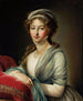 portret Elżbiety Aleksiejewny, żony cara Aleksandra I - Élisabeth Louise Vigée le Brun — widok dzieła