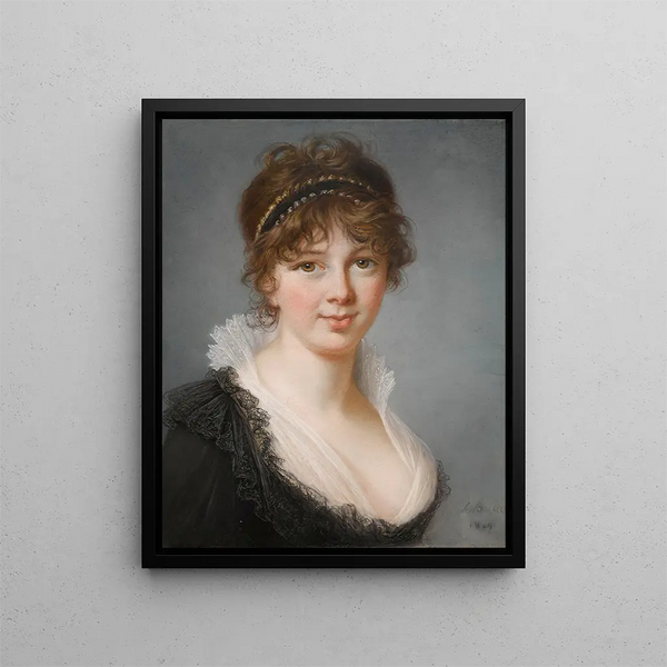 Portret pani Spencer Perceval z domu Jane Wilson - Elisabeth Louise Vigée Le Brun — oprawiony obraz na ścianie