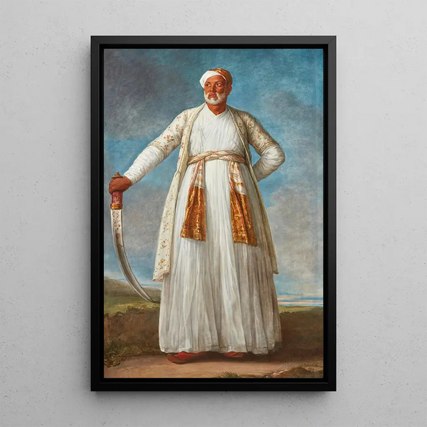 Portret Muhammada Dervish Khana - Elisabeth Louise Vigée Le Brun — oprawiony obraz na ścianie
