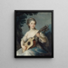Portret Marie Louise Adélaïde Jacquette de Robien, wicehrabiny Mirabeau - Elisabeth Louise Vigée Le Brun — oprawiony obraz na ścianie