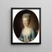 Portret młodej kobiety - Elisabeth Louise Vigée Le Brun — oprawiony obraz na ścianie