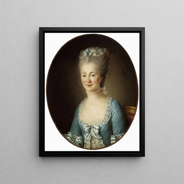 Portret młodej kobiety - Elisabeth Louise Vigée Le Brun — oprawiony obraz na ścianie