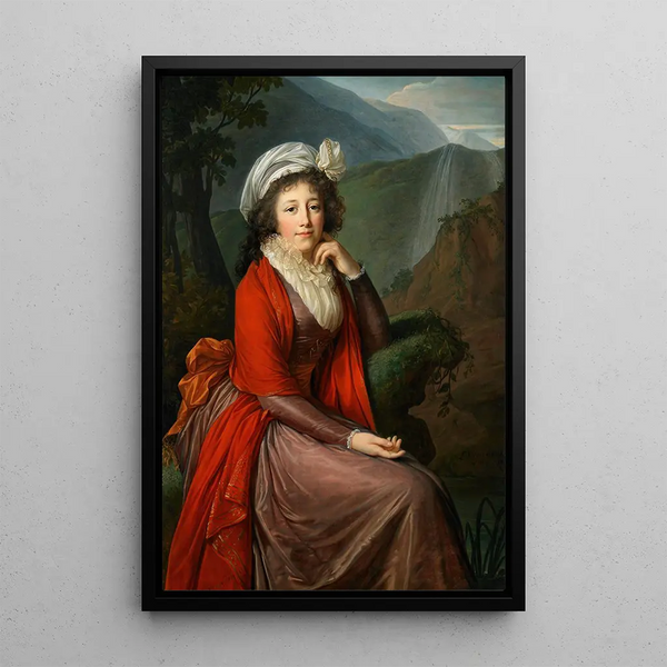 Reprodukcja obrazu Portret hrabiny Marii Terezji Bucquoi z domu Parr - Elisabeth Louise Vigée Le Brun