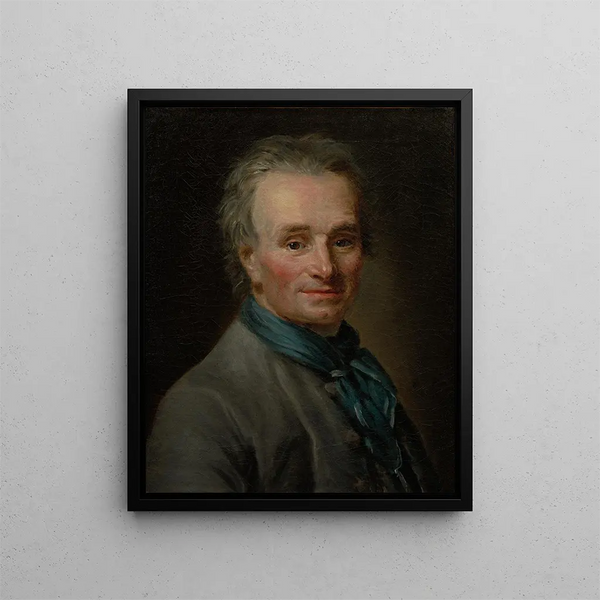 Portret Jean Baptiste Lemoyne Młodszego - Elisabeth Louise Vigée Le Brun — oprawiony obraz na ścianie