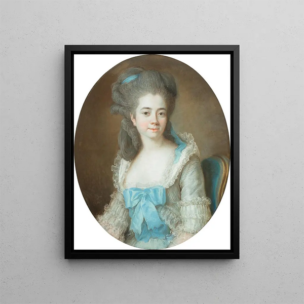 Portret Madame Aignan de Sanlot - Elisabeth Louise Vigée Le Brun — oprawiony obraz na ścianie