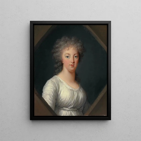 Portret Marie-Antoinette 1755-1793 - Elisabeth Louise Vigée Le Brun — oprawiony obraz na ścianie