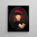 Portret dziewczynki - Elisabeth Louise Vigée Le Brun — oprawiony obraz na ścianie
