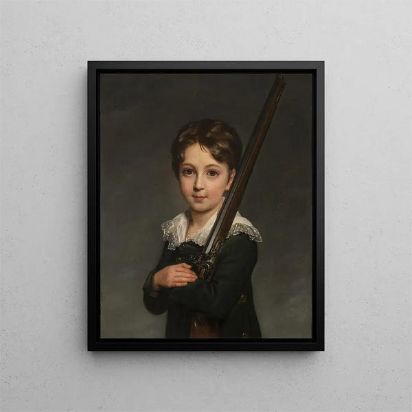 Portret młodego chłopca - Elisabeth Louise Vigée Le Brun — oprawiony obraz na ścianie