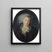 portretu przypuszczalnej Charlotte Françoise Bergeret de Norinval - Elisabeth Louise Vigée Le Brun — oprawiony obraz na ścianie