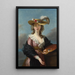 Autoportret w kapeluszu słomkowym - Elisabeth Louise Vigée Le Brun — oprawiony obraz na ścianie