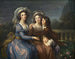 La marquise de Pezay et la marquise de Roug avec ses fils Alexis et Adrien - Elisabeth Louise Vigée Le Brun — widok dzieła