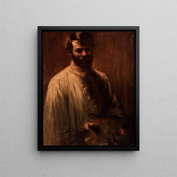 autoportret - Eliseu Visconti — oprawiony obraz na ścianie