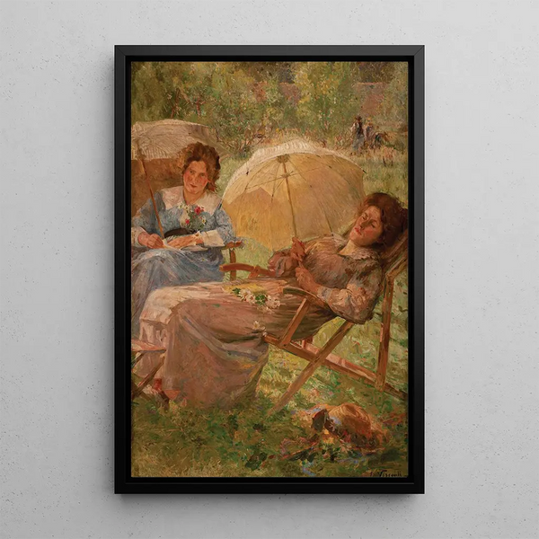 Cure de soleil - Eliseu Visconti — oprawiony obraz na ścianie