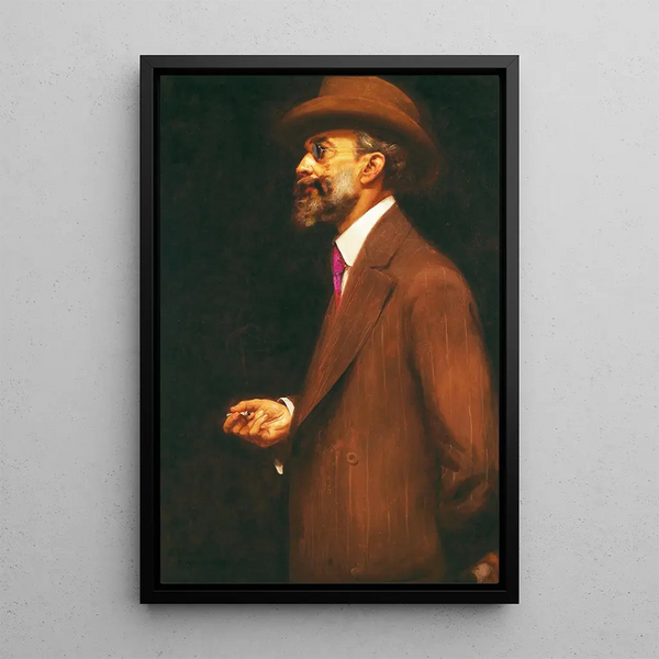 Reprodukcja obrazu portret Gonzaga Duque - Eliseu Visconti