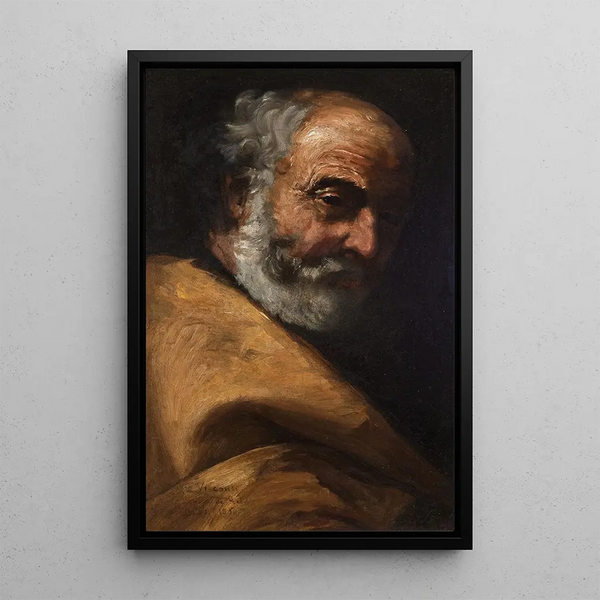Portret starca - Eliseu Visconti — oprawiony obraz na ścianie