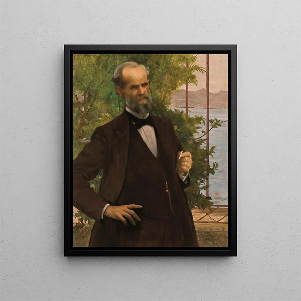 portretu M. Simas - Eliseu Visconti — oprawiony obraz na ścianie