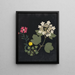 Album de fleurs en papier découpé pl. 03 - Ellen W. — oprawiony obraz na ścianie