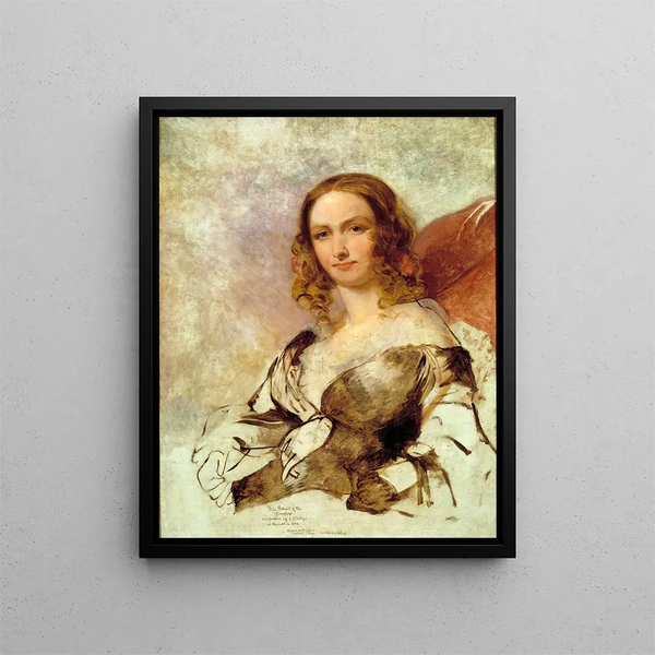 La Comtesse - Emanuel Gottlieb Leutze — oprawiony obraz na ścianie