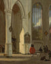 Wnętrze starego kościoła w Delft - Emanuel de Witte — widok dzieła