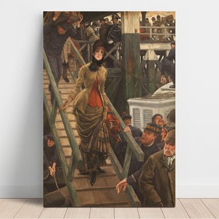 Reproduction Embarquement à Calais - James Tissot