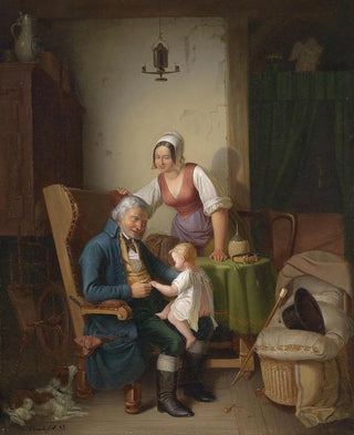 Radość dziadka - Emil Bauch — widok dzieła