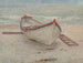 Łódź rybacka na plaży - Emil Carlsen — widok dzieła