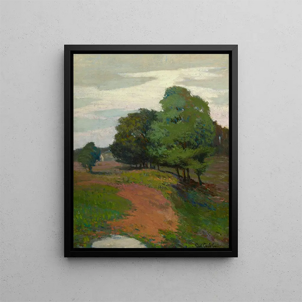 pejzaż - Emil Carlsen — oprawiony obraz na ścianie