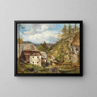 Emil Jakob Schindler - Die Mhle im Wald.webp