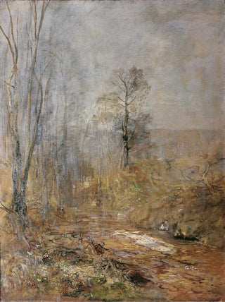 Emil Jakob Schindler - Mrzstimmung Vorfrhling im Wienerwald.webp