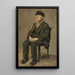 Chiński Obraz - Emil Orlik — oprawiony obraz na ścianie