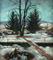 Zima - Emil Orlik — widok dzieła