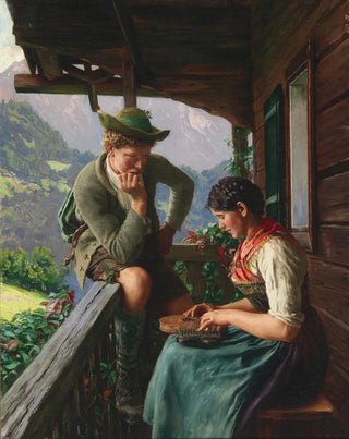 Une sérénade - Emil Rau — widok dzieła