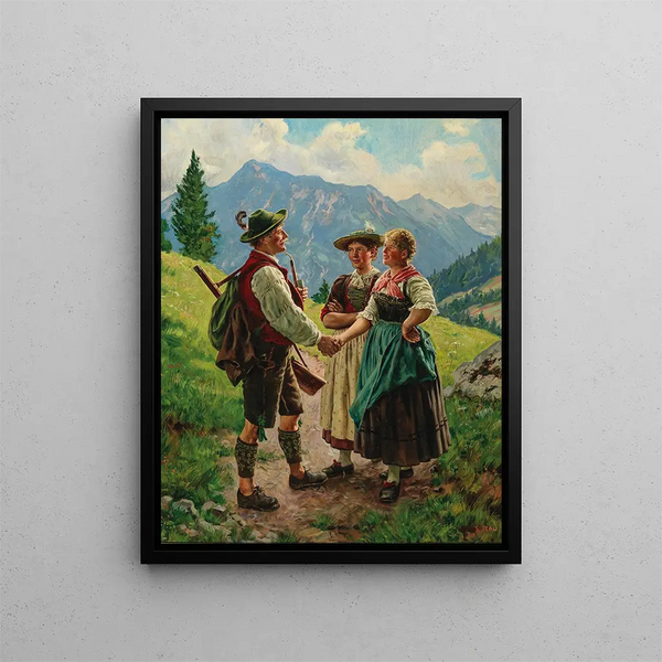 artykuł dobry - Emil Rau — oprawiony obraz na ścianie