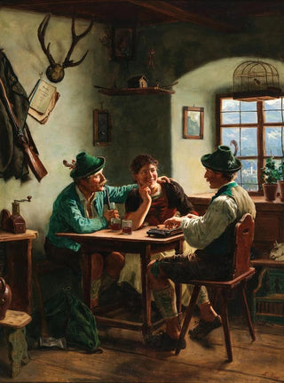 Le joueur de cithare - Emil Rau — widok dzieła