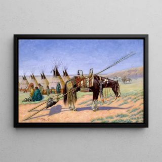 Emil W Lenders - Indians in Camp at 101 Ranch.webp