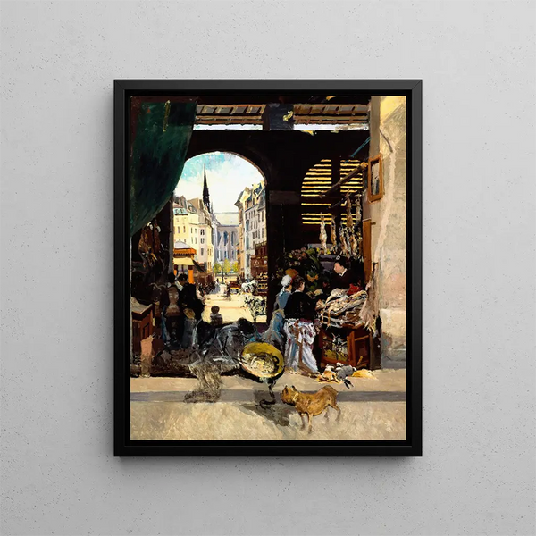 Emile Antoine Guillier - Le March des Carmes place Maubert.webp