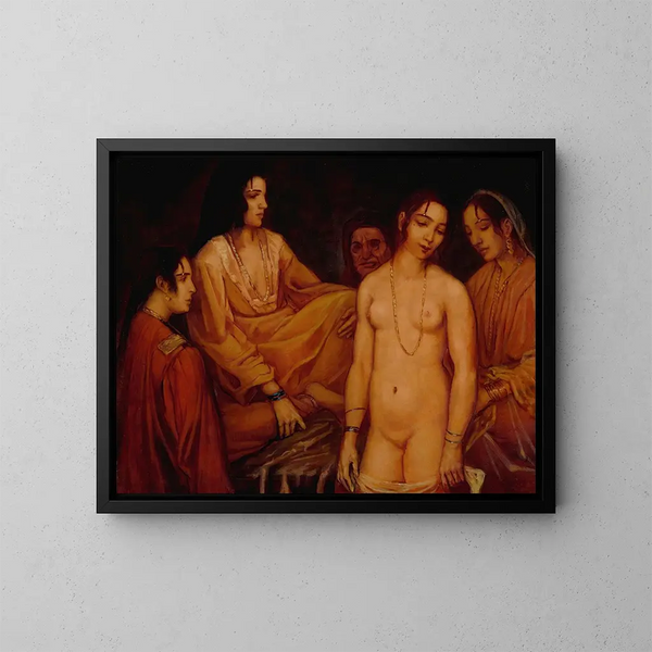 Au harem - Émile Bernard — oprawiony obraz na ścianie