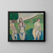 Baigneuses - Émile Bernard — oprawiony obraz na ścianie