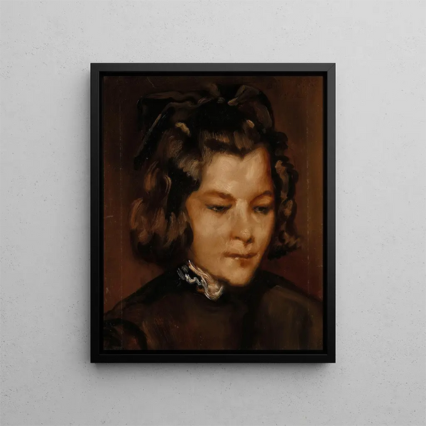Portret Aude - Émile Bernard — oprawiony obraz na ścianie