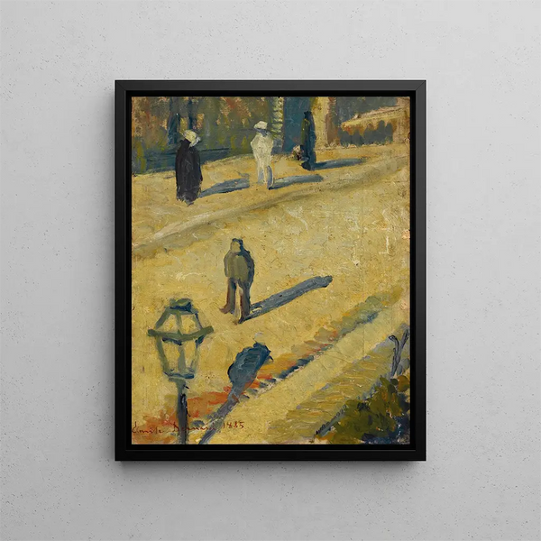 Rue Square - Émile Bernard — oprawiony obraz na ścianie
