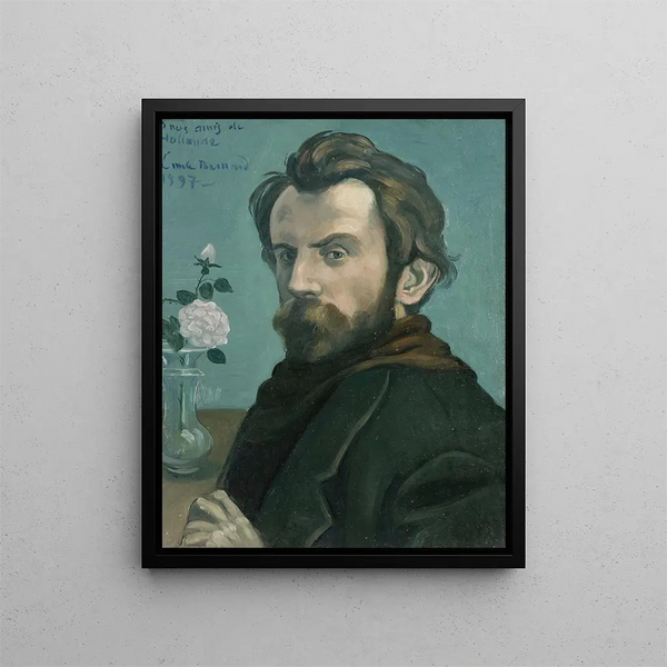 Autoportret - Émile Bernard — oprawiony obraz na ścianie